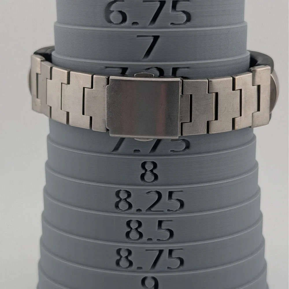 SPACE Y2K Industrial Cyberpunk Cage Dial Chunky Statement Watch 32mm 7.25